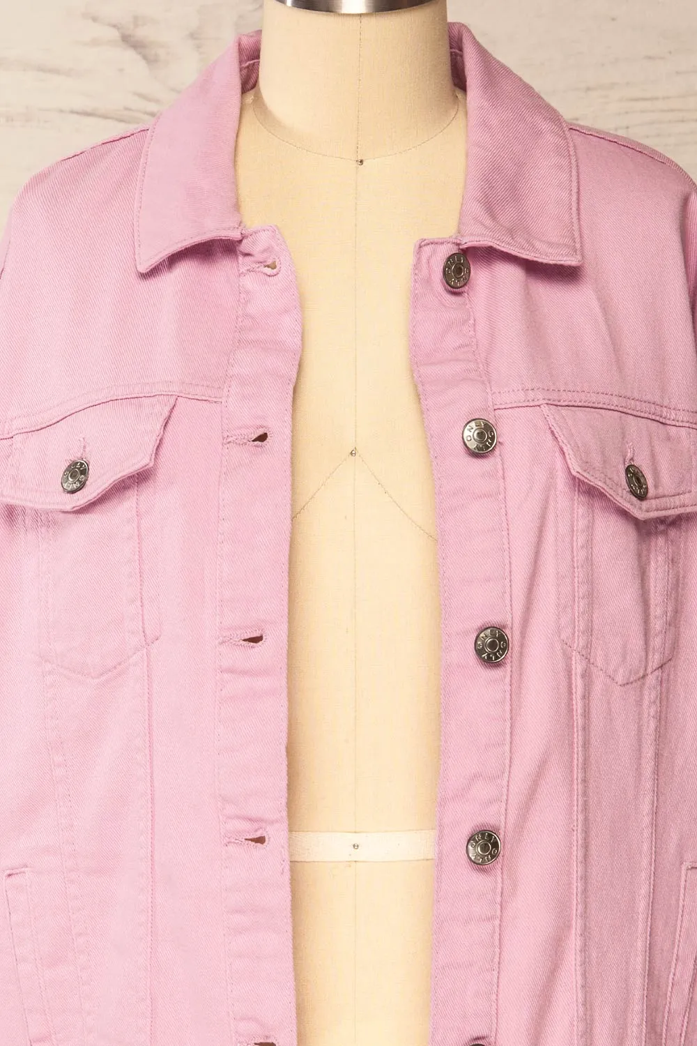 Cleveland Mauve | Oversized Denim Jacket sold by Boutique 1861 product image thumbnail 2