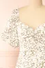 Mikaru | White Floral A-Line Dress sold by Boutique 1861