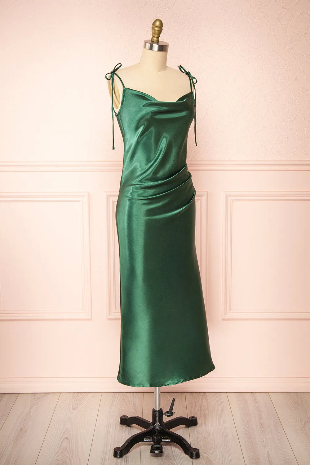 Elyse Green | Cowl Neck Midi Dress sold by Boutique 1861 product image thumbnail 5