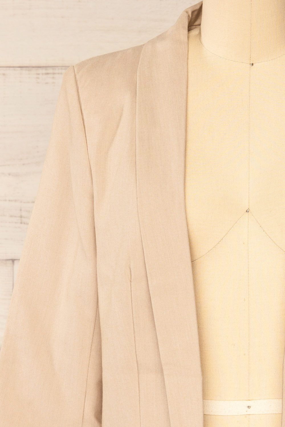 Linares Beige | Long Classic Blazer sold by Boutique 1861 product image thumbnail 2