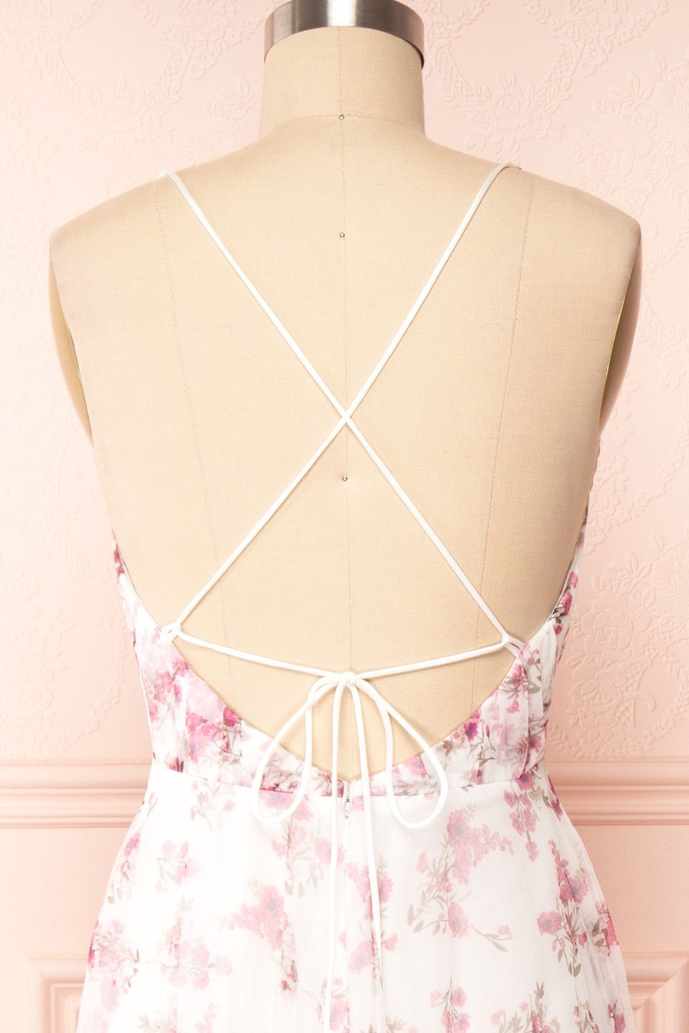 Claudie | Plunging Neckline Mesh Midi Dress sold by Boutique 1861 product image thumbnail 7