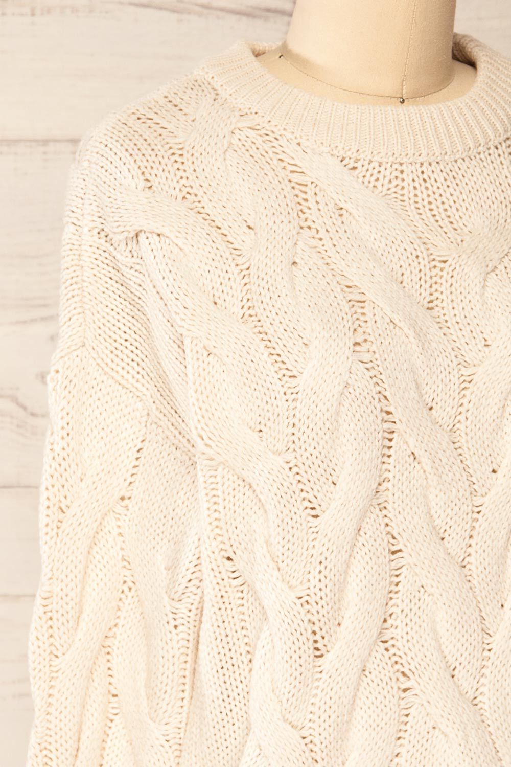 Paide Beige | Cable Knit Sweater sold by Boutique 1861 product image thumbnail 5