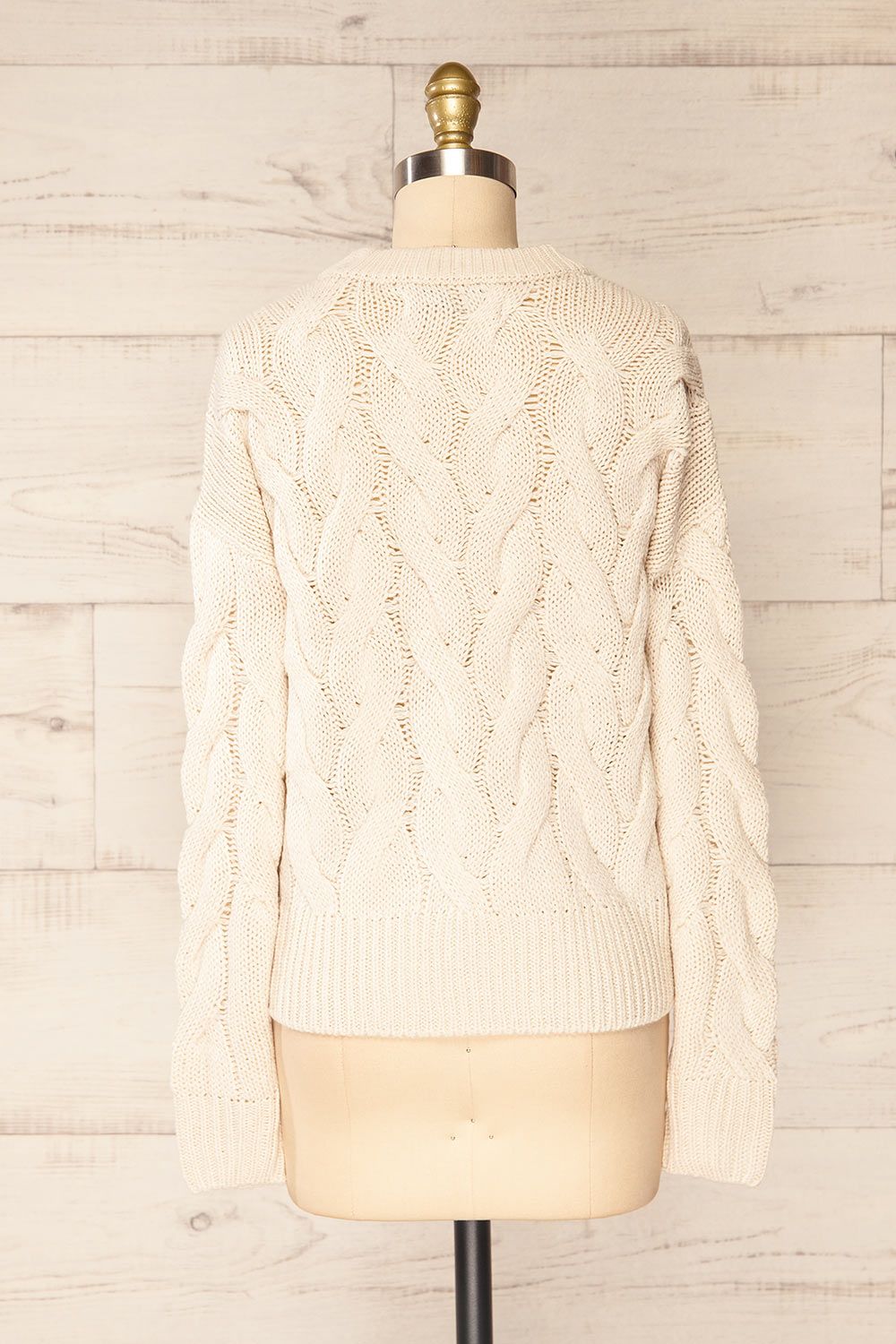 Paide Beige | Cable Knit Sweater sold by Boutique 1861 product image thumbnail 6