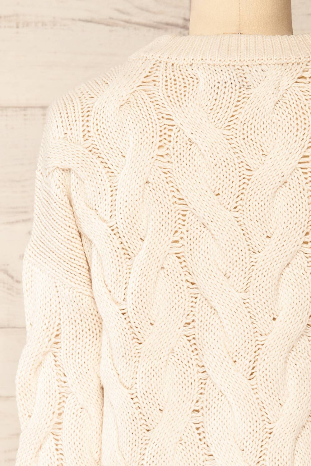 Paide Beige | Cable Knit Sweater sold by Boutique 1861 product image thumbnail 7