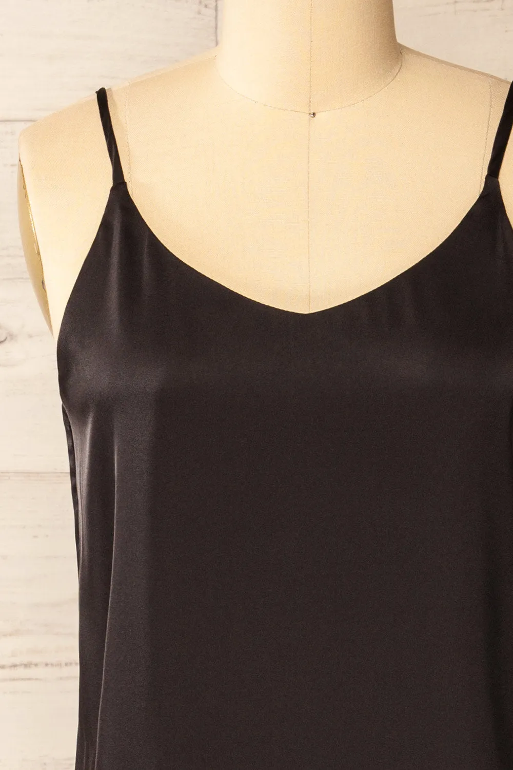 Manaus Black | Satin Tank Top sold by Boutique 1861 product image thumbnail 2