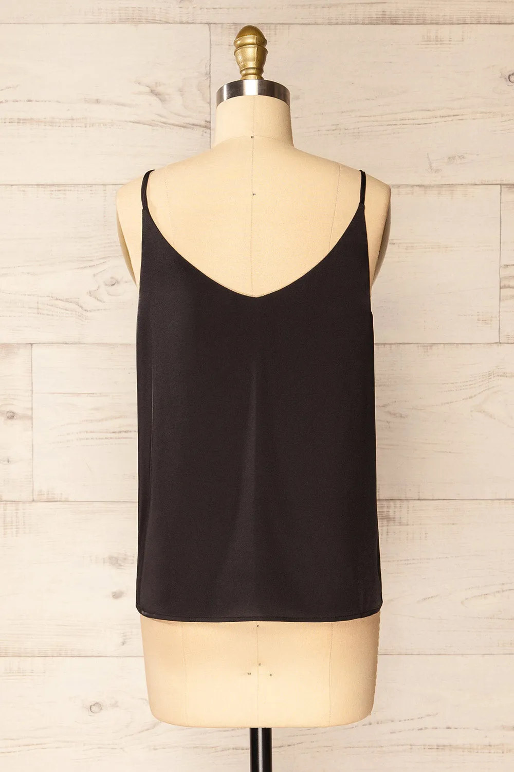 Manaus Black | Satin Tank Top sold by Boutique 1861 product image thumbnail 5