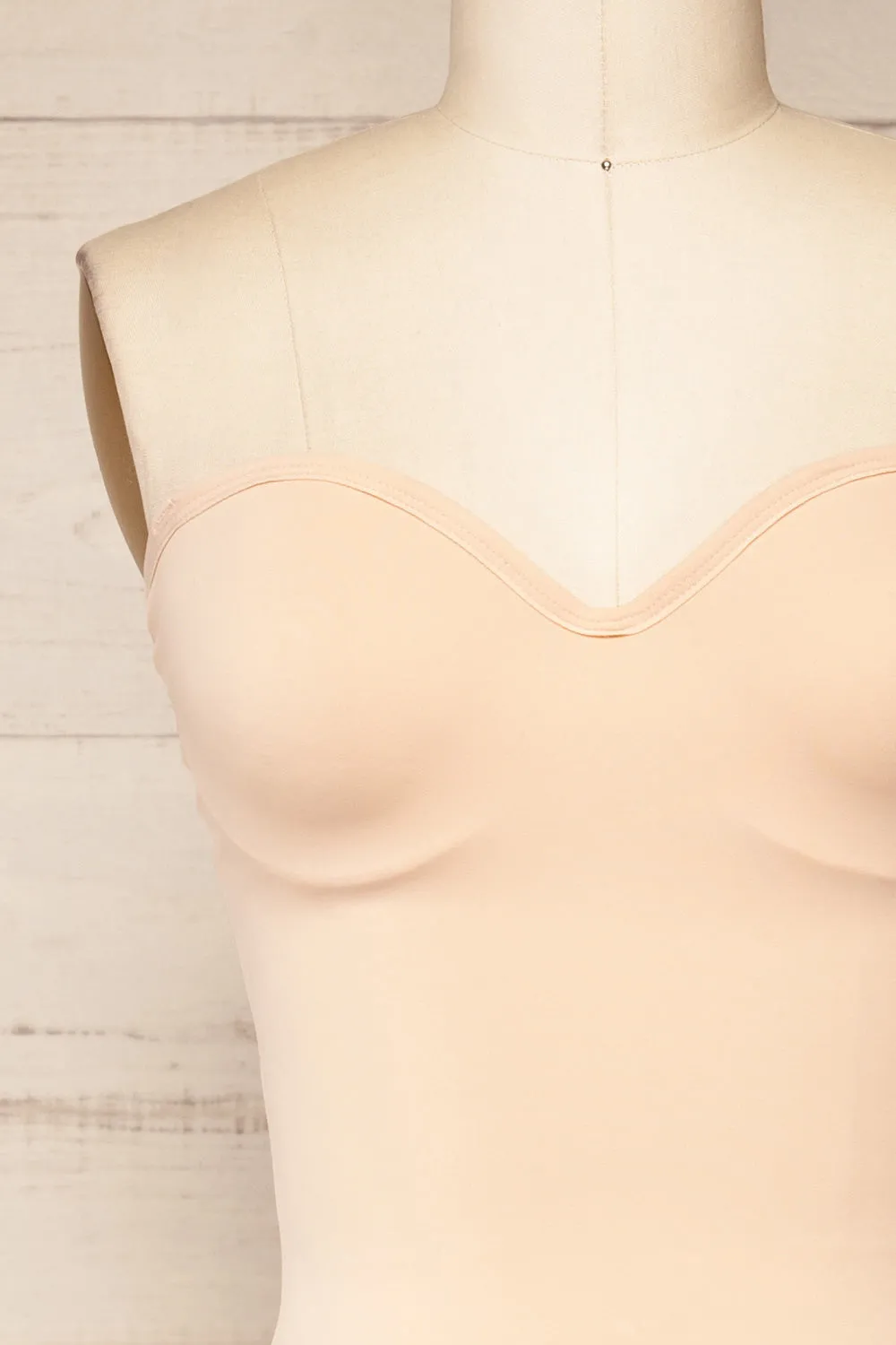 Helia Beige | Shaping Bodysuit w/ Adjustable Straps sold by Boutique 1861 product image thumbnail 2