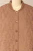 Saverne | Floral Quilted Taupe Jacket sold by Boutique 1861