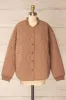 Saverne | Floral Quilted Taupe Jacket sold by Boutique 1861