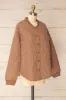 Saverne | Floral Quilted Taupe Jacket sold by Boutique 1861