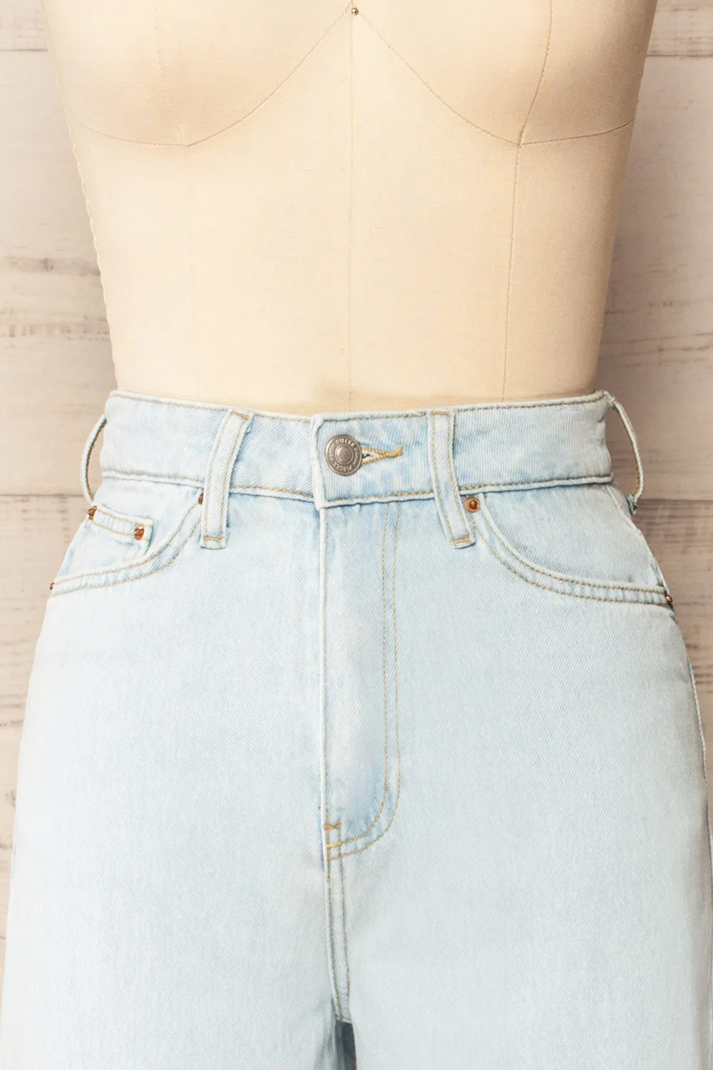 Calhoun | Light-Blue Wide-Leg Jeans sold by Boutique 1861 product image thumbnail 2