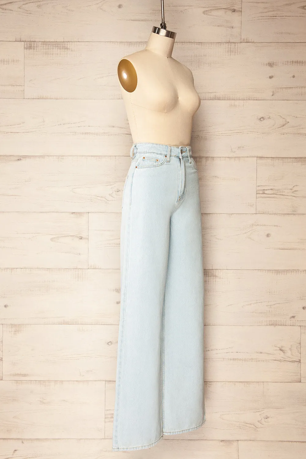 Calhoun | Light-Blue Wide-Leg Jeans sold by Boutique 1861 product image thumbnail 3