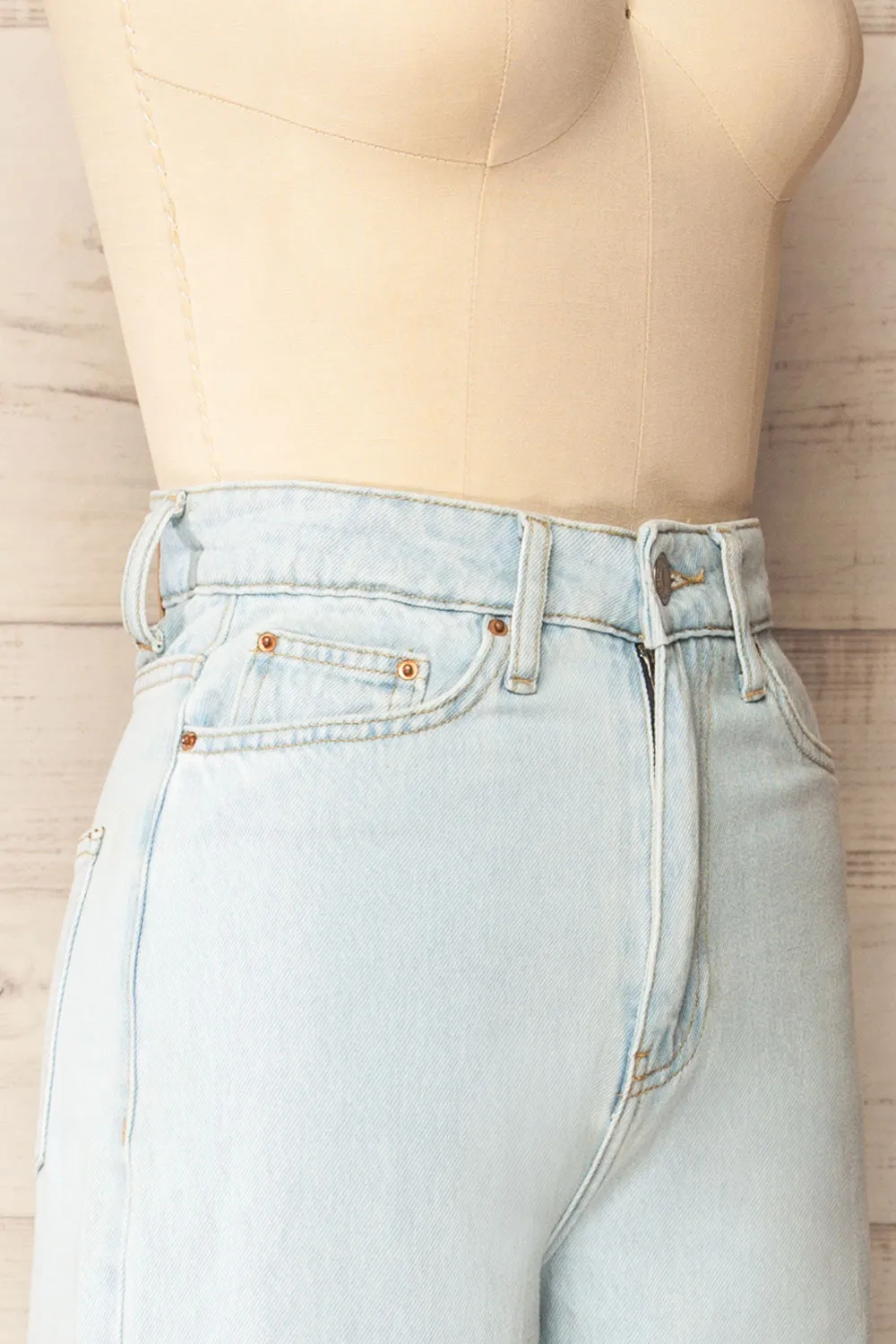 Calhoun | Light-Blue Wide-Leg Jeans sold by Boutique 1861 product image thumbnail 4