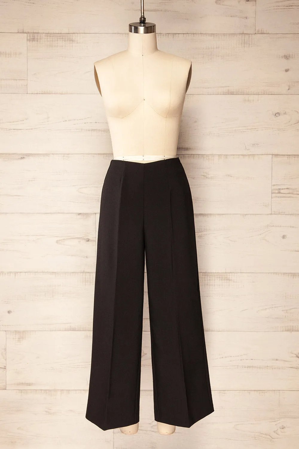 Shenzhen | Black Wide-Leg Pants sold by Boutique 1861