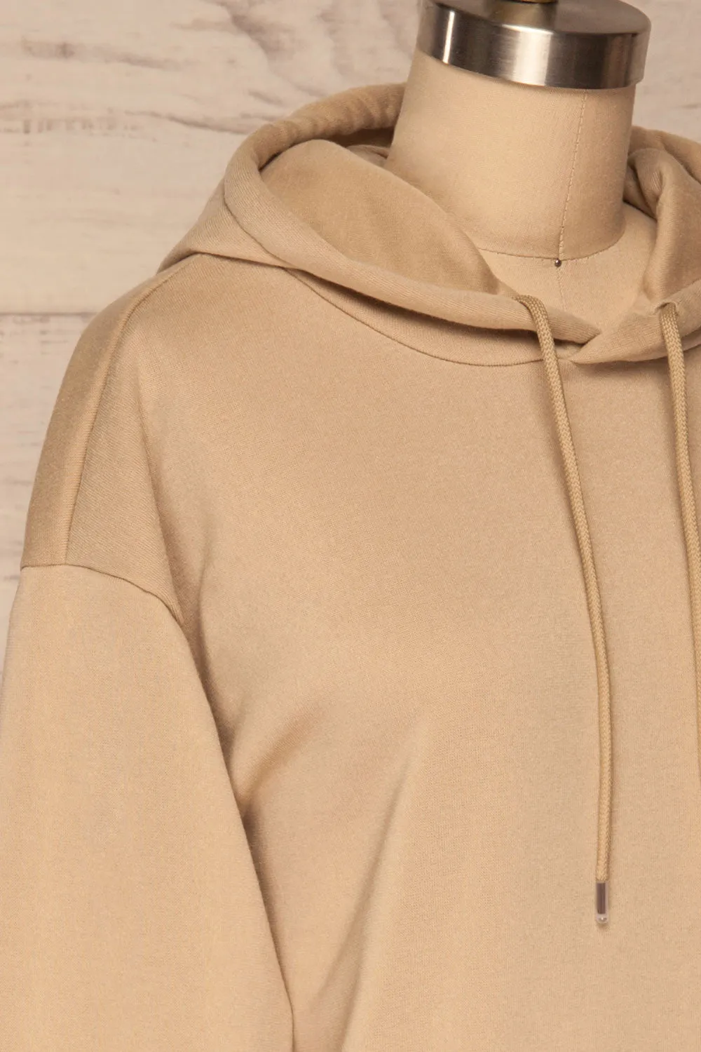 Juxue Sand | Beige Oversized Hoodie sold by Boutique 1861 product image thumbnail 5
