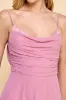 Kieran Mauve | A-Line Maxi Dress w/ Lace sold by Boutique 1861