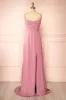 Kieran Mauve | A-Line Maxi Dress w/ Lace sold by Boutique 1861