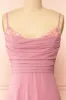 Kieran Mauve | A-Line Maxi Dress w/ Lace sold by Boutique 1861