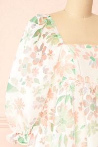 Jiselle | Short Floral Babydoll Dress sold by Boutique 1861