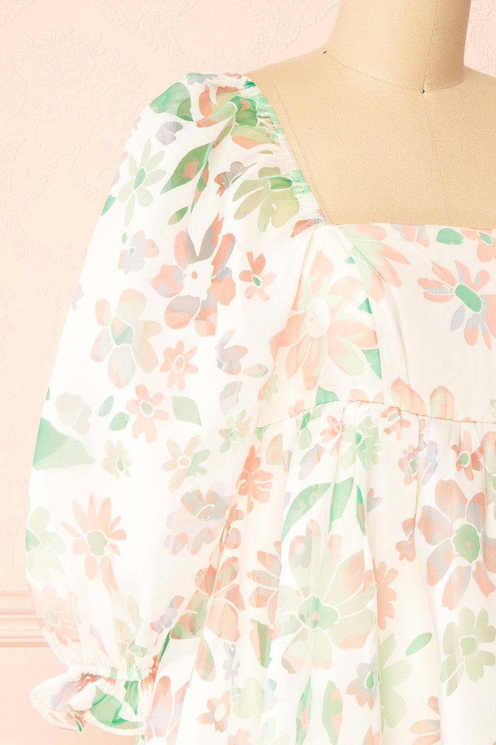 Jiselle | Short Floral Babydoll Dress sold by Boutique 1861 product image thumbnail 5