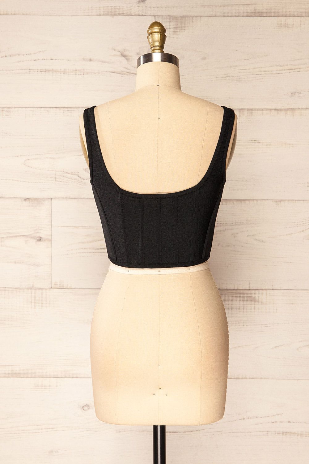 Noumea Black | Lace-Up Corset Top sold by Boutique 1861 product image thumbnail 5