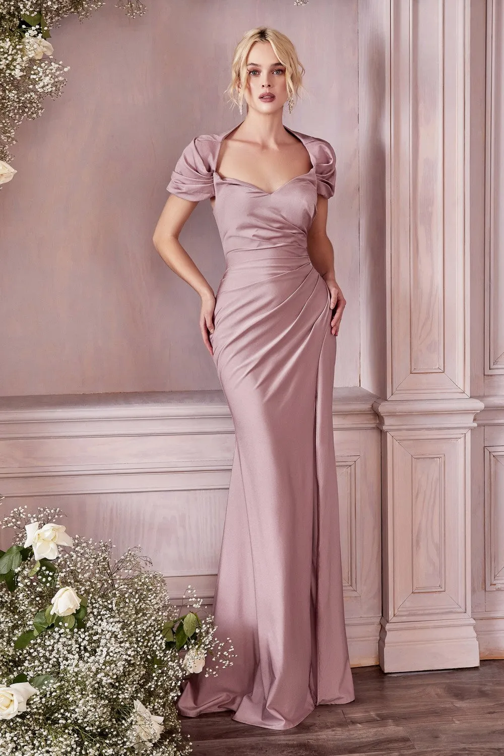 Karelle Mauve | Mermaid Maxi Dress w/ Bolero sold by Boutique 1861 product image thumbnail 2