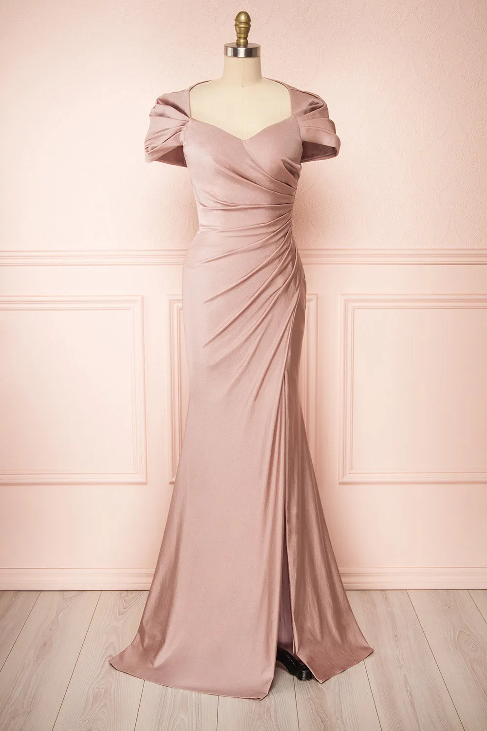 Karelle Mauve | Mermaid Maxi Dress w/ Bolero sold by Boutique 1861