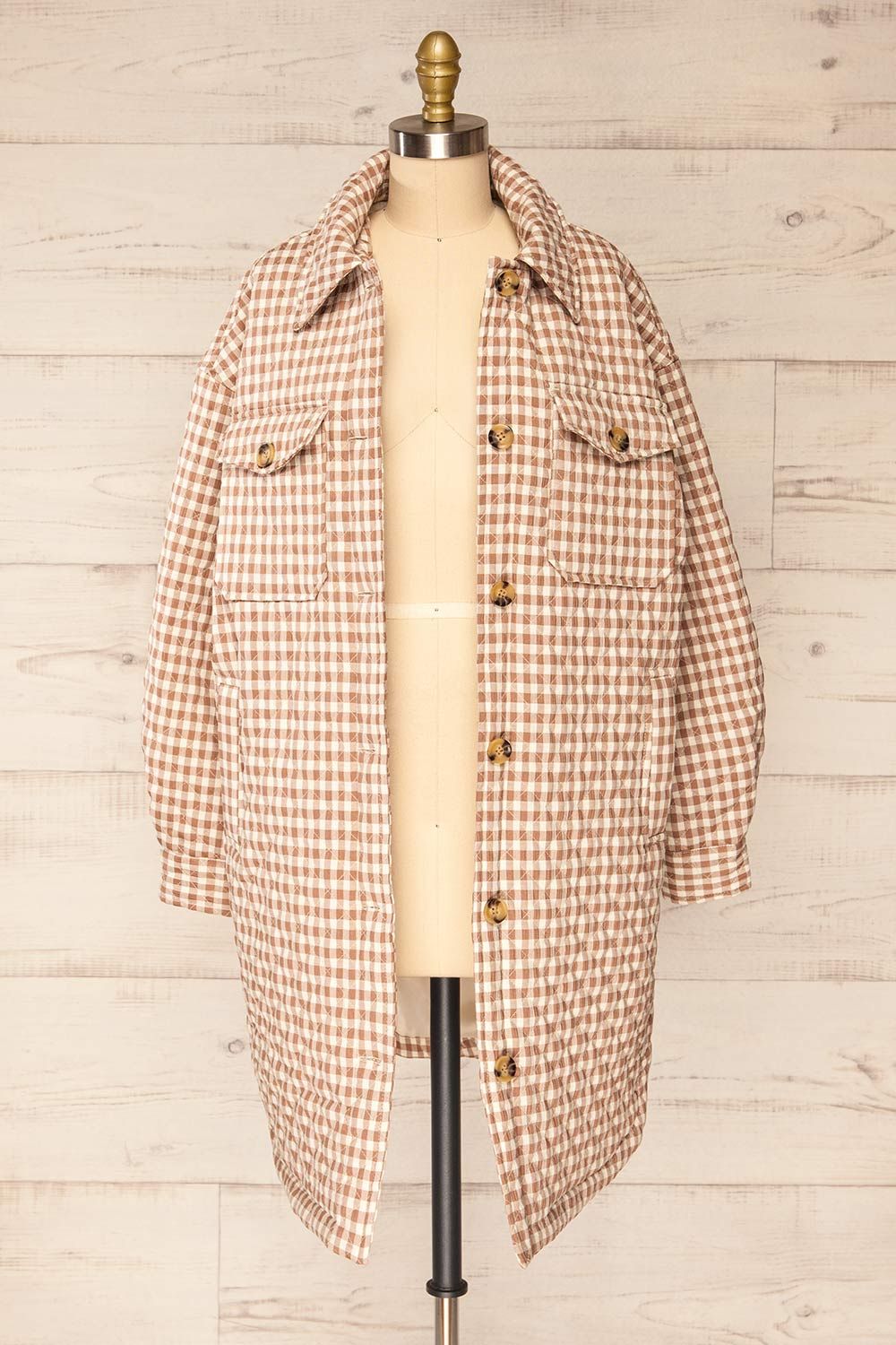 Pergola | Quilted Gingham Jacket sold by Boutique 1861 product image thumbnail 4