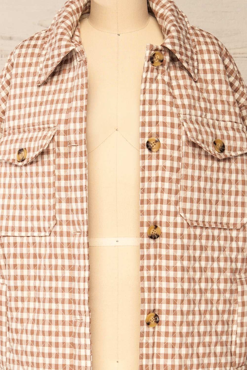 Pergola | Quilted Gingham Jacket sold by Boutique 1861 product image thumbnail 3