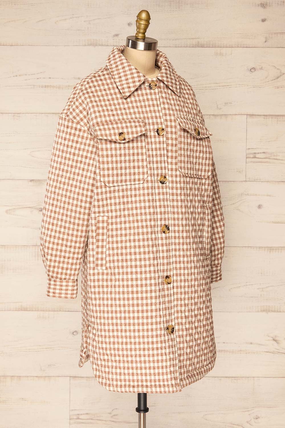 Pergola | Quilted Gingham Jacket sold by Boutique 1861 product image thumbnail 6