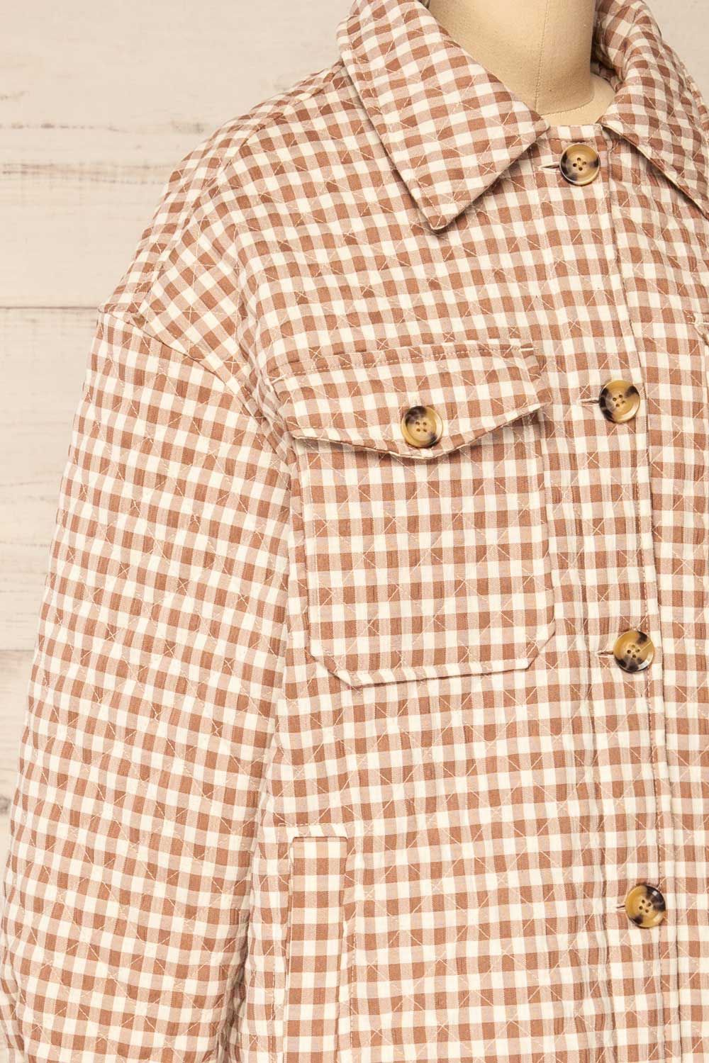 Pergola | Quilted Gingham Jacket sold by Boutique 1861 product image thumbnail 7