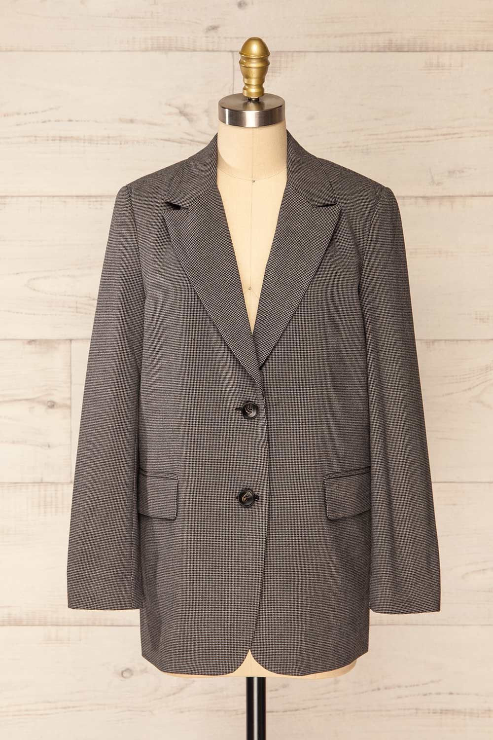 Moscenicka | Plaid Oversized Blazer sold by Boutique 1861