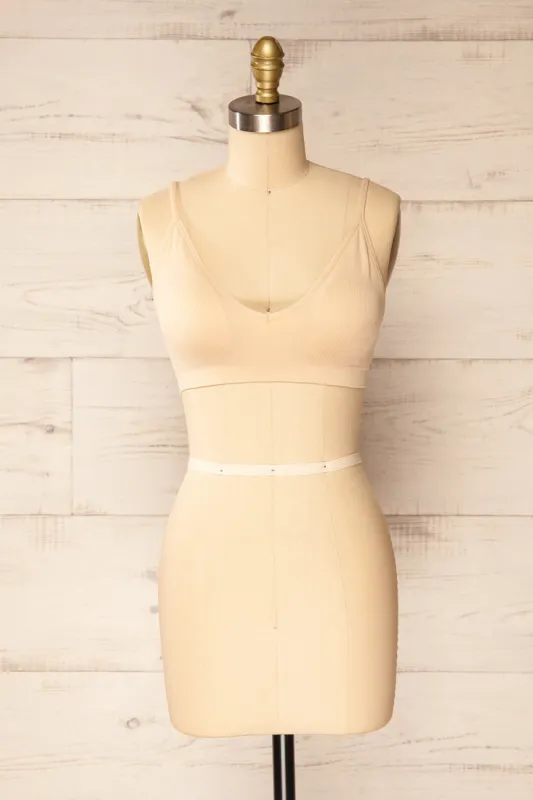 Ketsia Beige | Padded Bralette sold by Boutique 1861