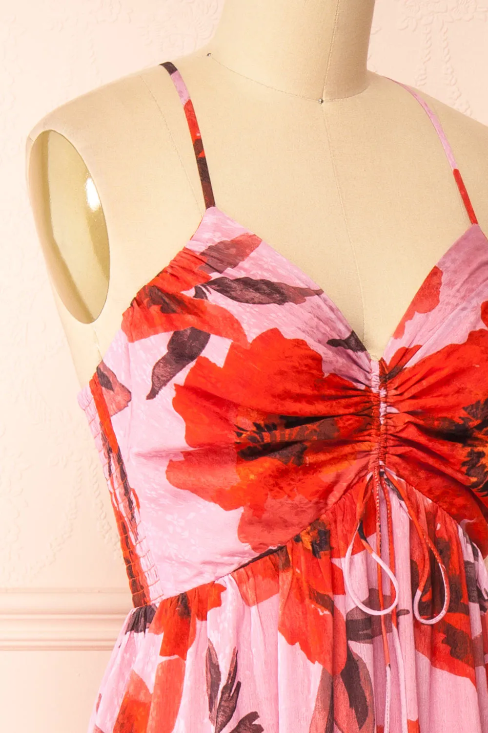 Bloomia | Floral A-Line Midi Dress sold by Boutique 1861 product image thumbnail 4