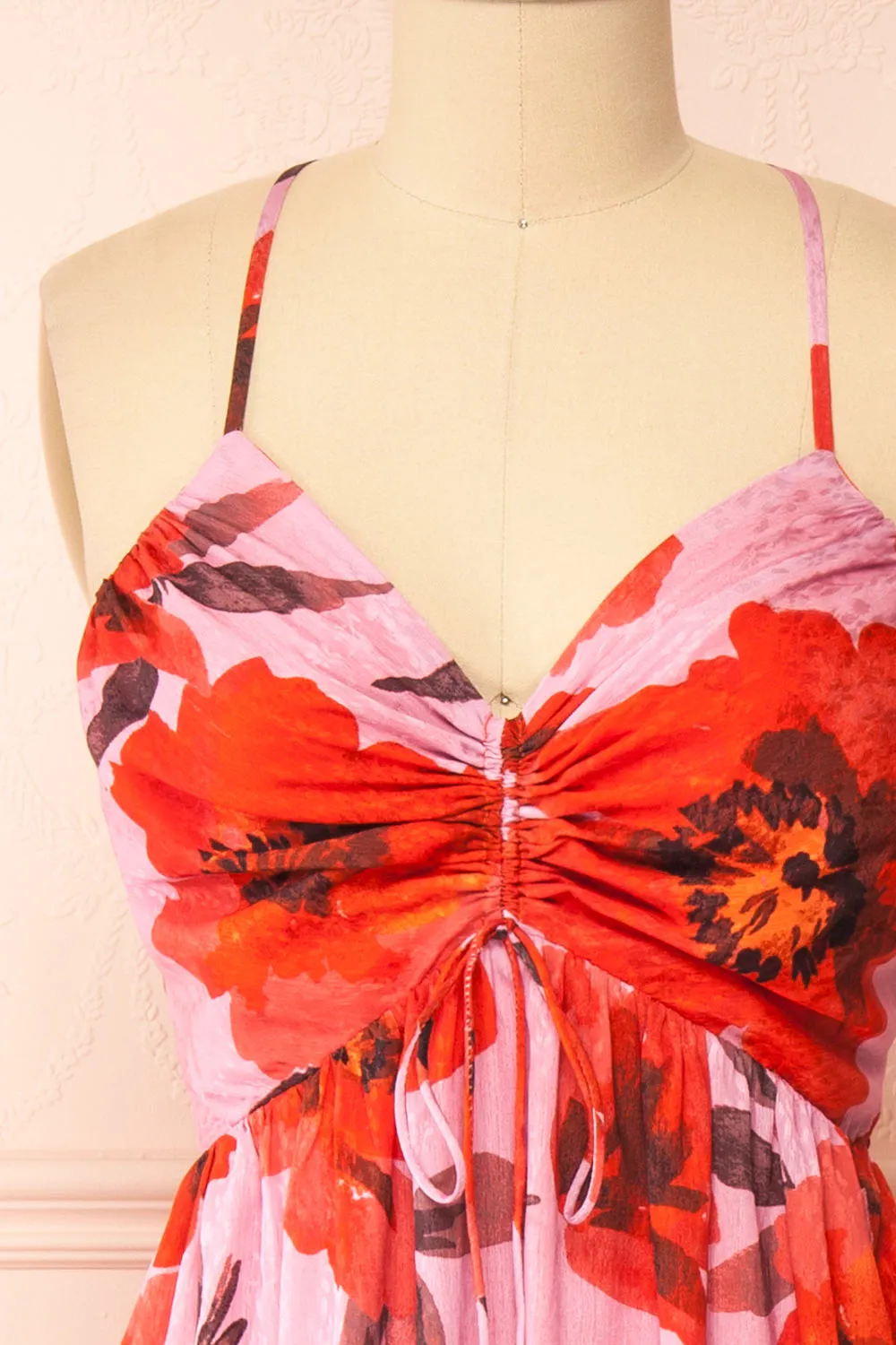 Bloomia | Floral A-Line Midi Dress sold by Boutique 1861 product image thumbnail 2