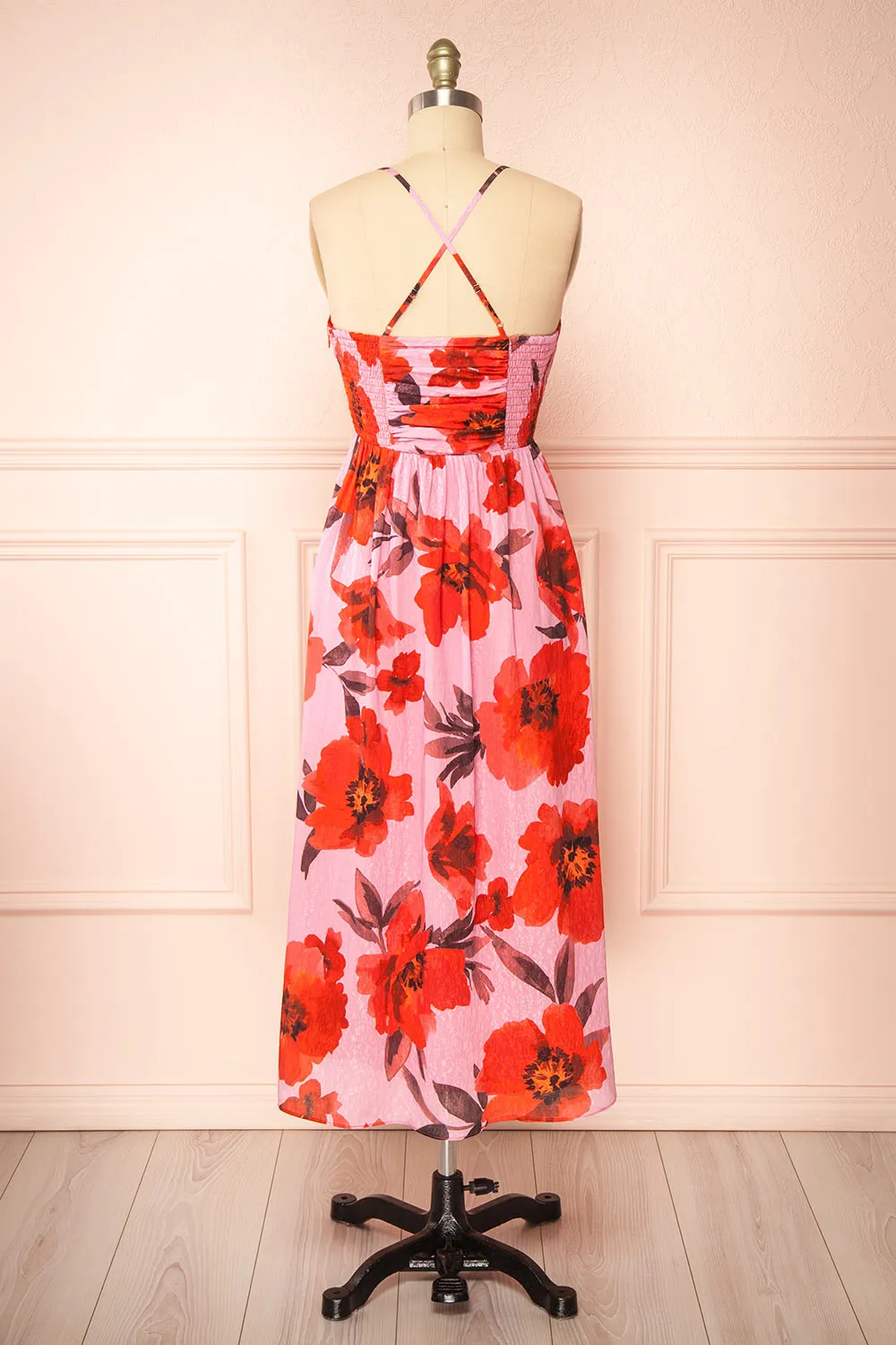 Bloomia | Floral A-Line Midi Dress sold by Boutique 1861 product image thumbnail 5