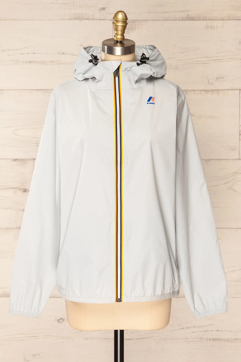 Zamora Grey | Packable Rain Jacket sold by Boutique 1861