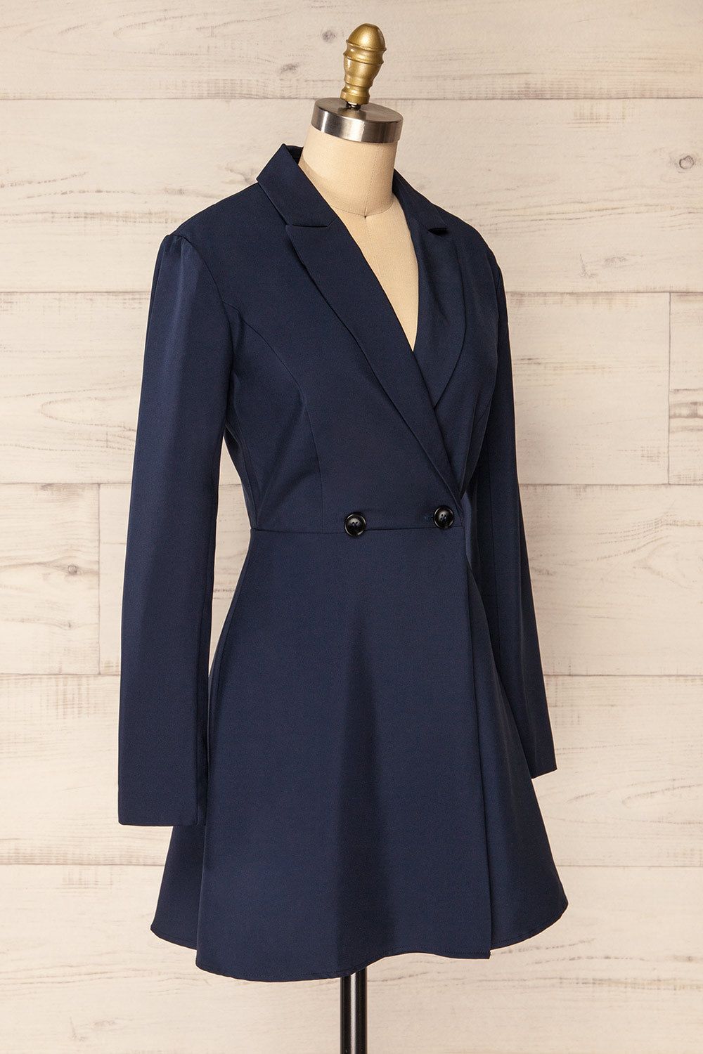 Pazin | Short Navy Blue Blazer Dress sold by Boutique 1861 product image thumbnail 3