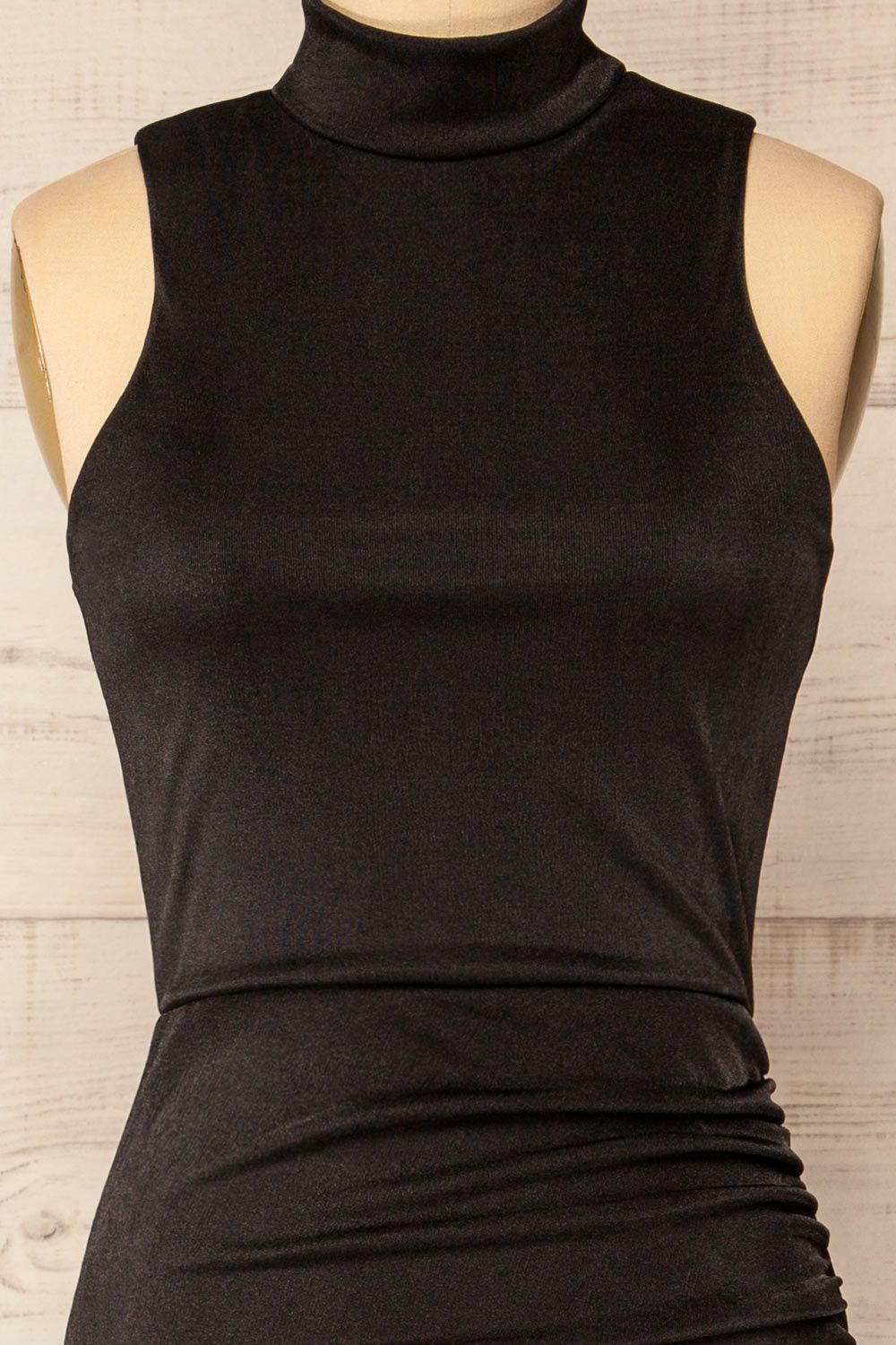 Honfleur | Black Sleeveless Midi Dress sold by Boutique 1861 product image thumbnail 2