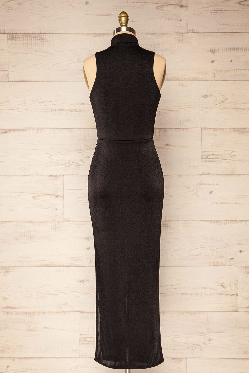 Honfleur | Black Sleeveless Midi Dress sold by Boutique 1861 product image thumbnail 5