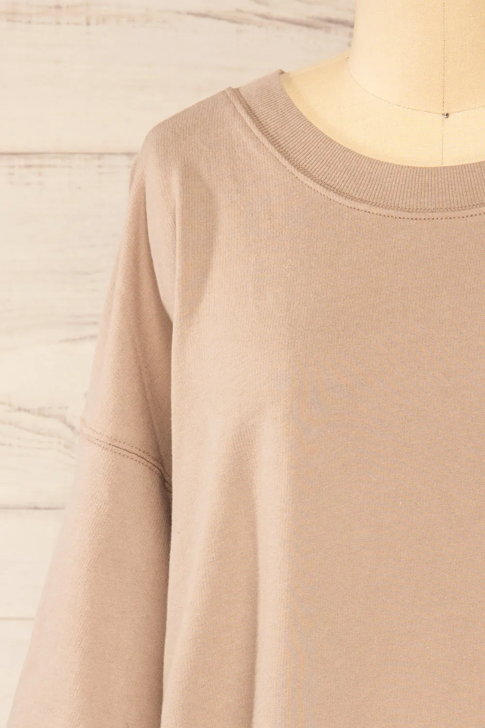 Berlin Taupe | Oversized T-Shirt sold by Boutique 1861 product image thumbnail 2