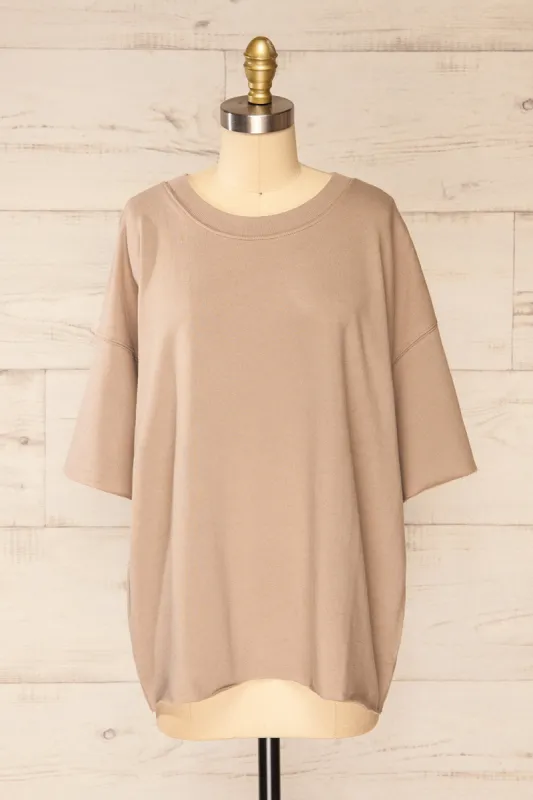 Berlin Taupe | Oversized T-Shirt sold by Boutique 1861