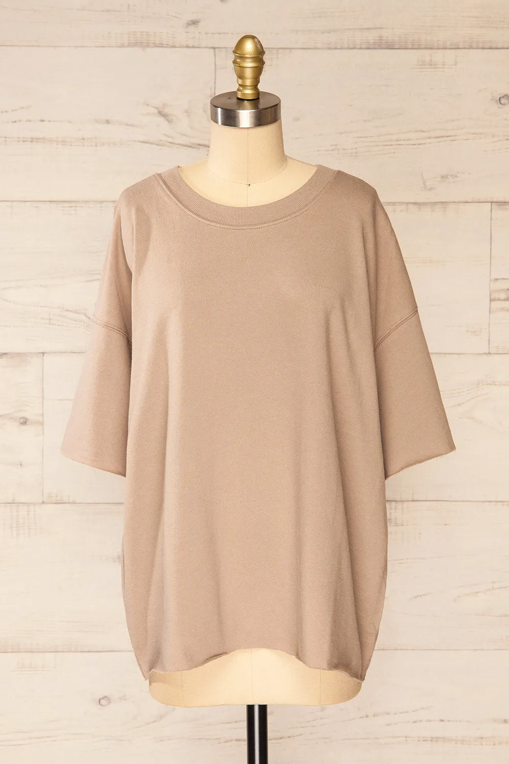 Berlin Taupe | Oversized T-Shirt sold by Boutique 1861