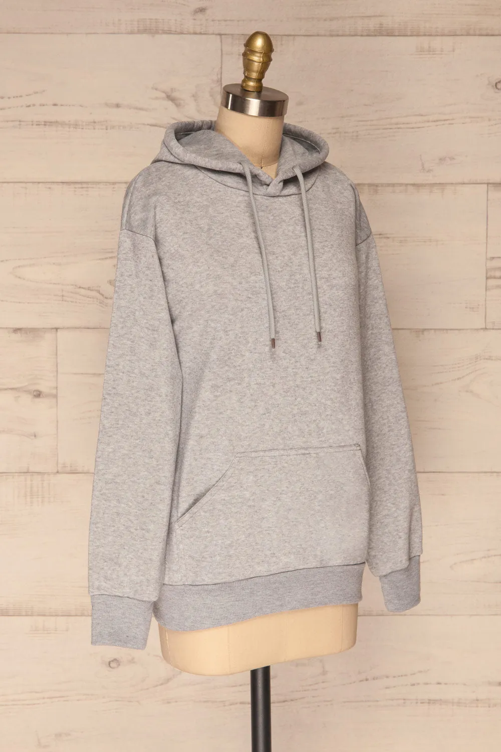 Juxue Fog | Grey Oversized Hoodie sold by Boutique 1861 product image thumbnail 4