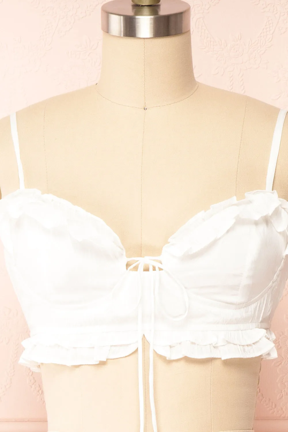 Mythri | Cropped Sweetheart Neckline Top sold by Boutique 1861 product image thumbnail 2