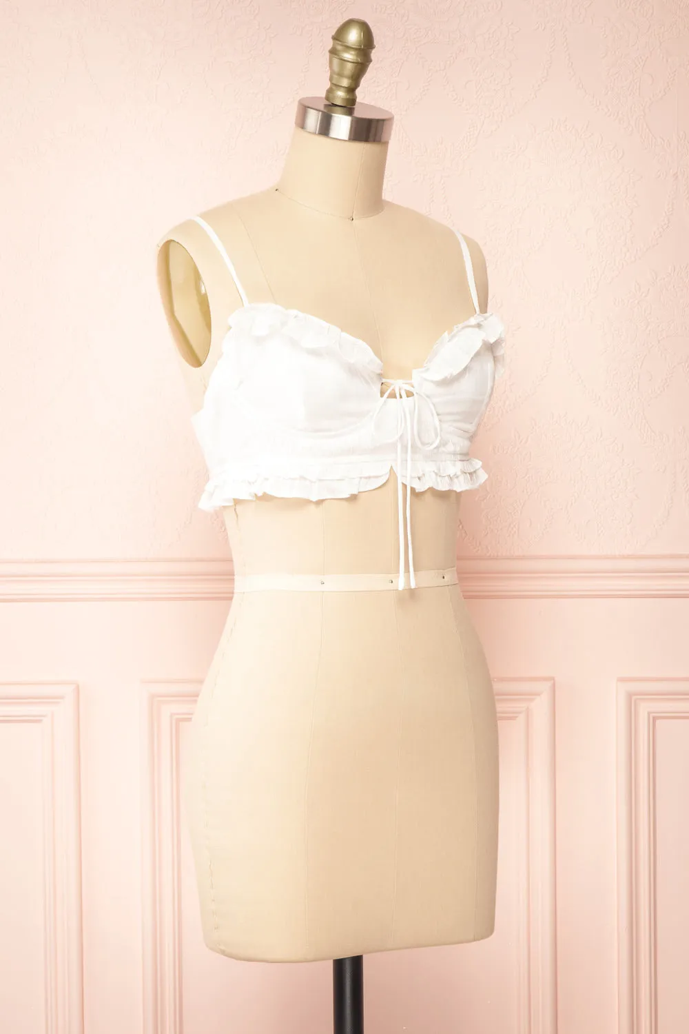Mythri | Cropped Sweetheart Neckline Top sold by Boutique 1861 product image thumbnail 3