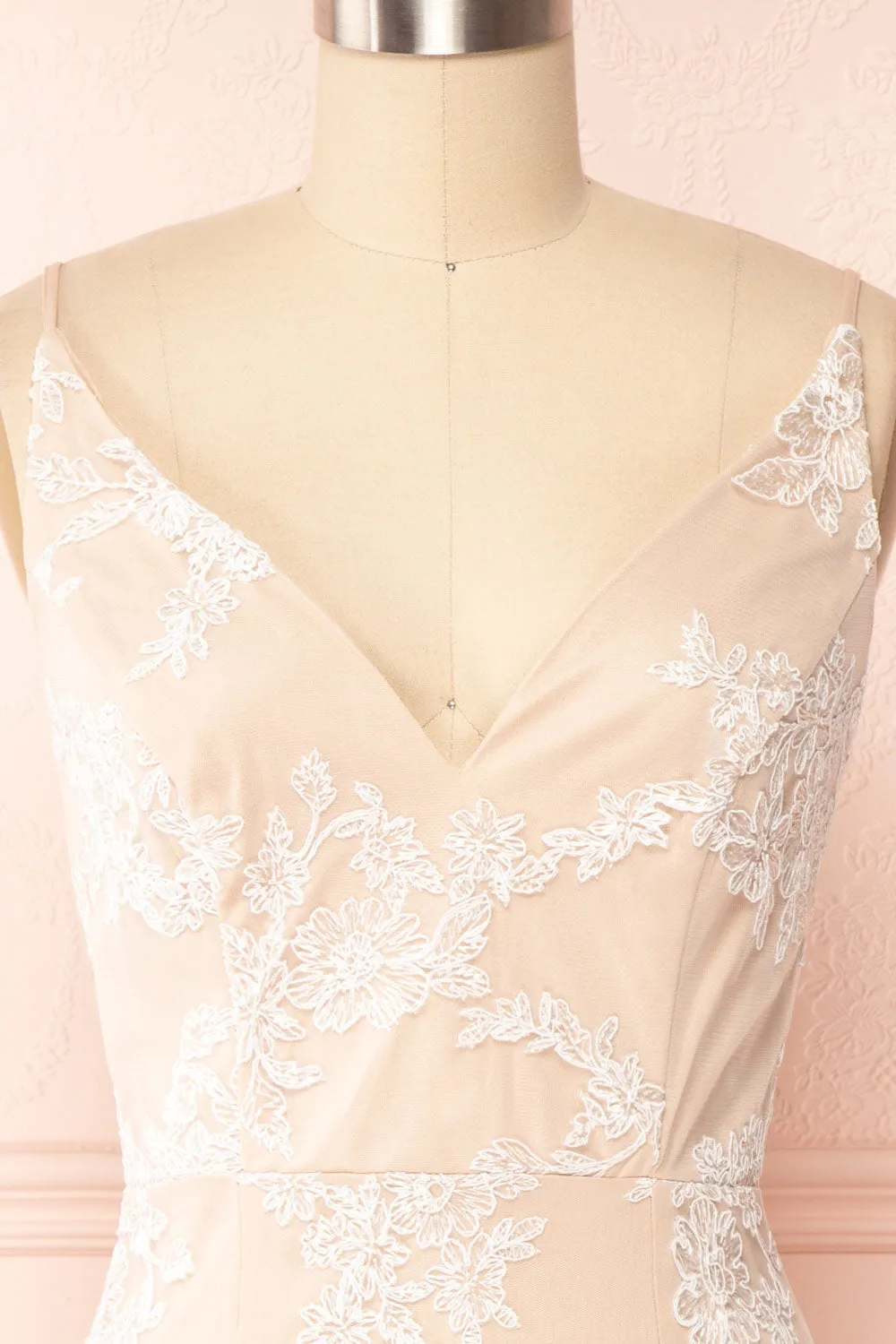 Chilali | Short Dress w/ White Floral Embroidery sold by Boutique 1861 product image thumbnail 2