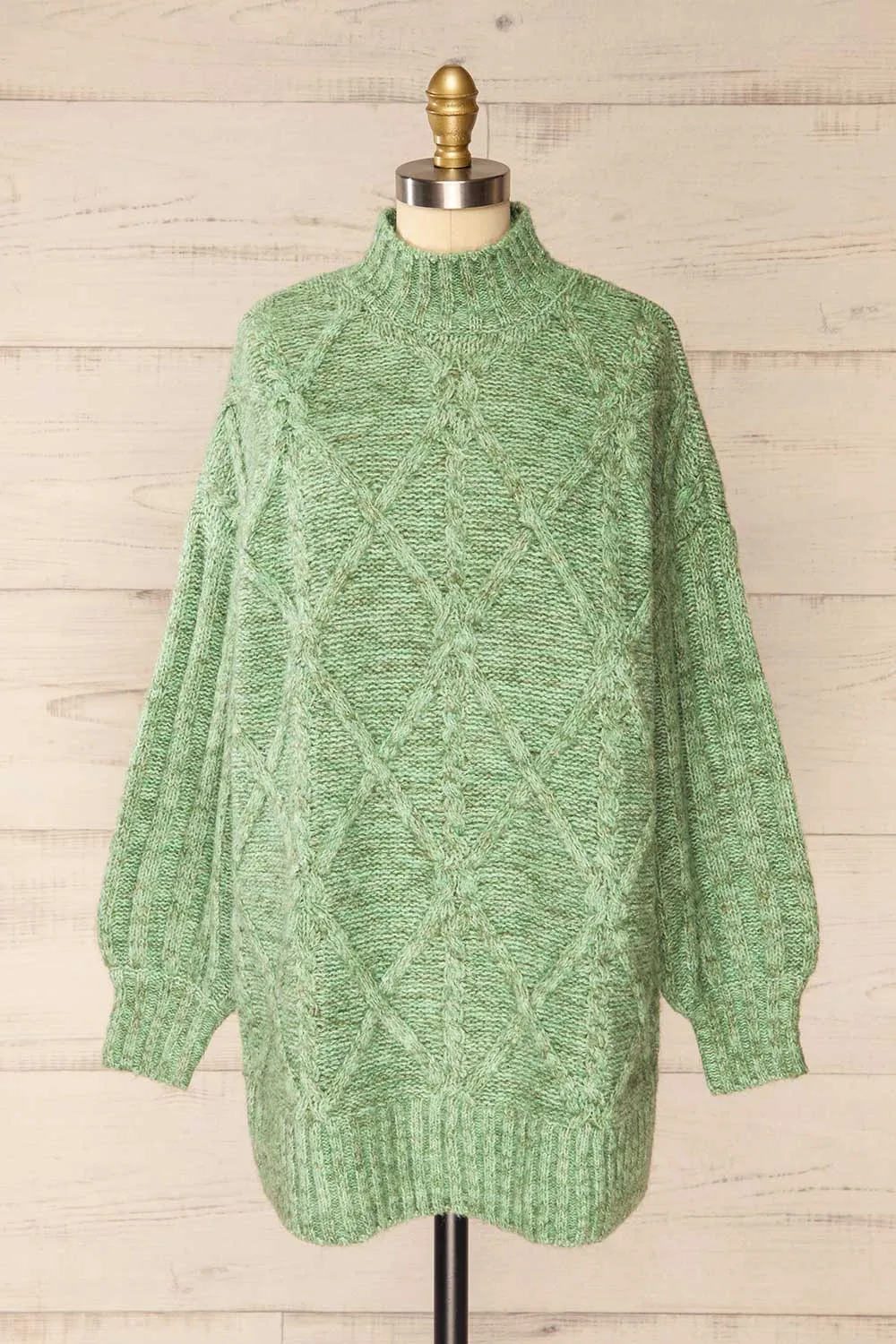 Wilfric Sage | Oversized Thick Knit Sweater sold by Boutique 1861