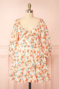 Evangeline | Tiered Floral Babydoll Dress sold by Boutique 1861