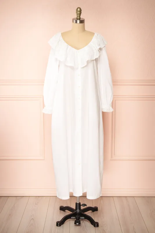 Fernley | White Long-Sleeved Nightgown sold by Boutique 1861